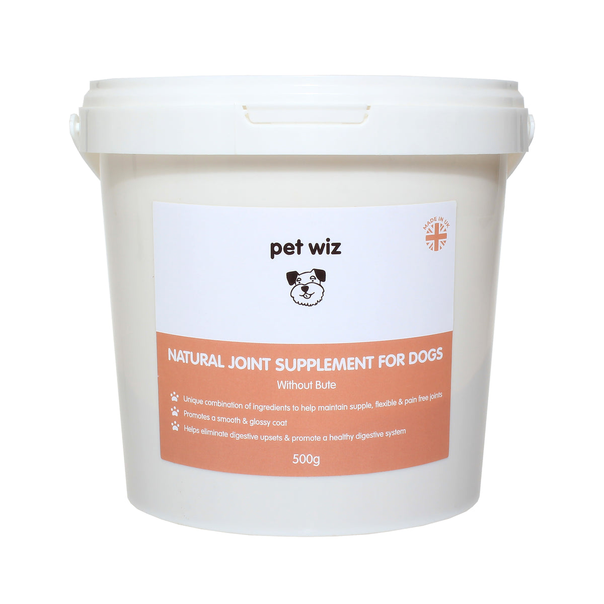 Natural Joint Supplement for Dogs - Without Bute - 500g – Pet Wiz